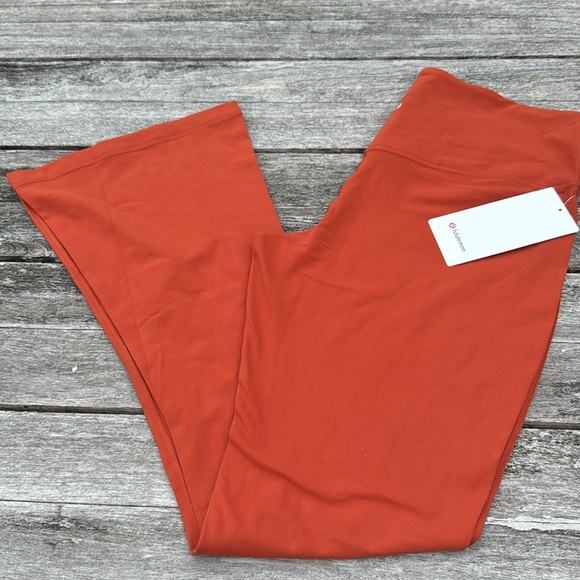 Lululemon Align High-Rise Mini-Flare Pant Regular Autumn Rust orange size 14 NWT - Picture 2 of 6